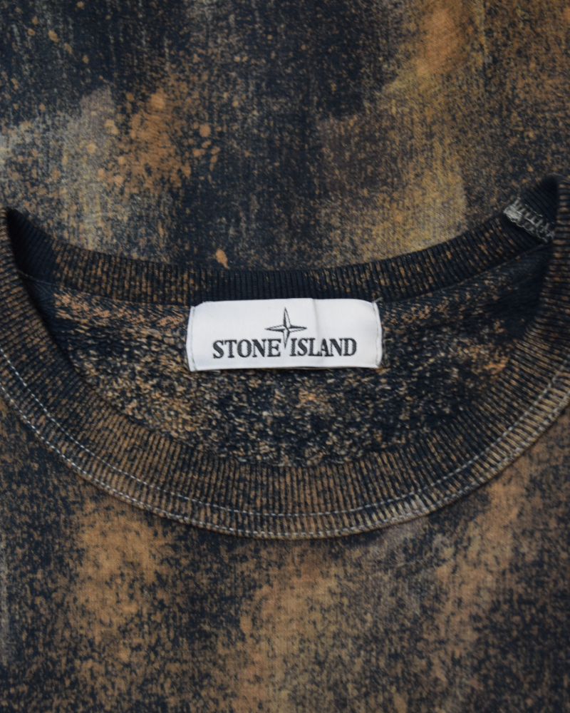 stone Island x Snowbeast Crewneck Grey detail view