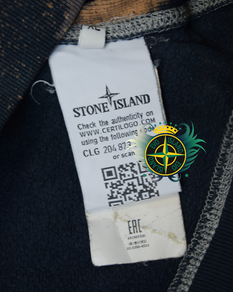 stone Island x Snowbeast Crewneck Grey detail view