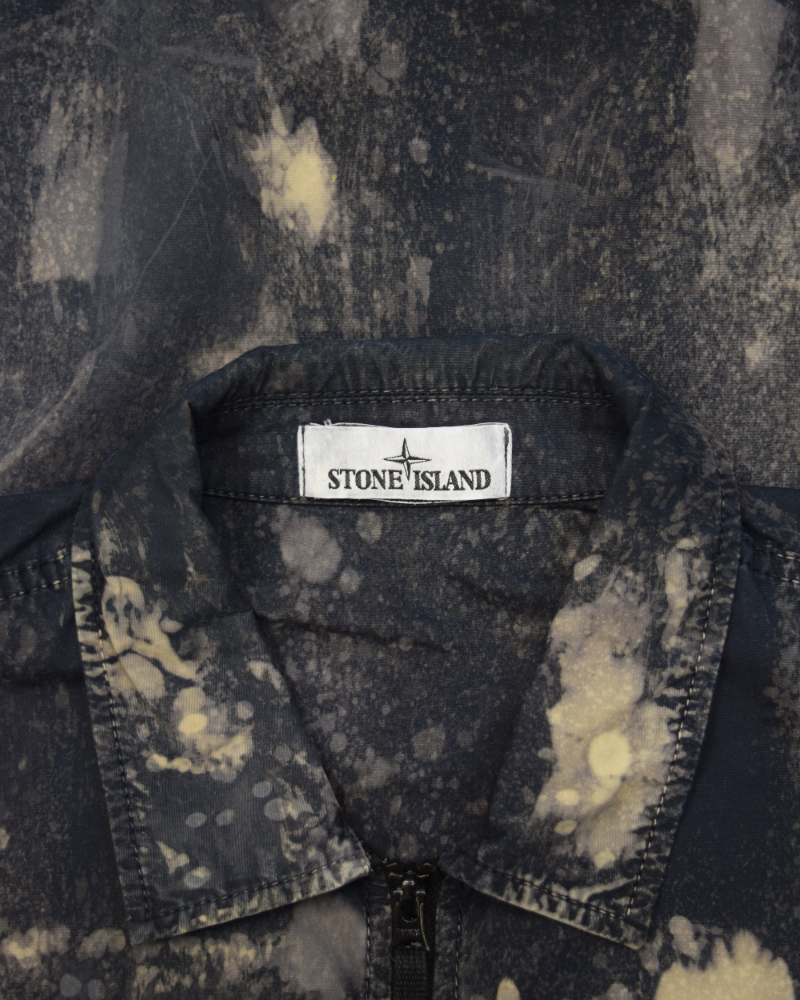 Stone Island X Snowbeast Cotton Overshirt Black detail view