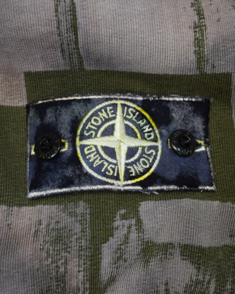 Stone island X Snowbeast crewneck detail view
