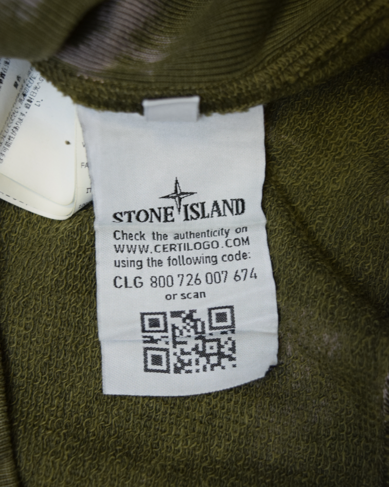 Stone island X Snowbeast crewneck detail view
