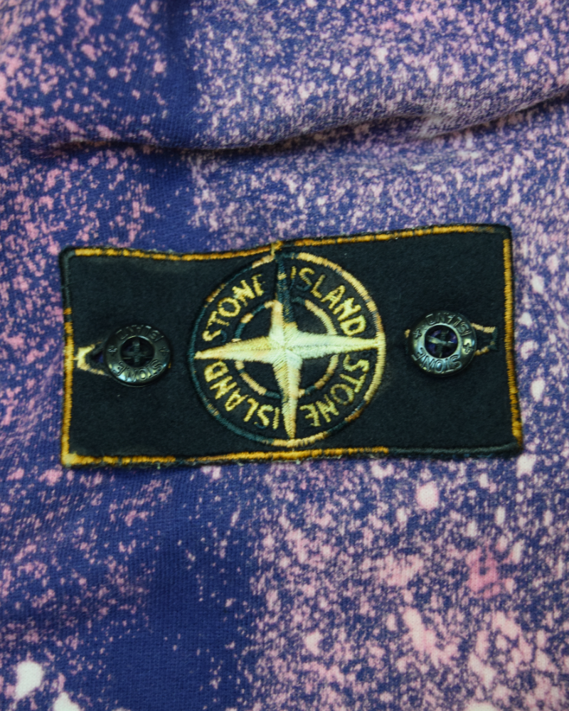 Stone Island X Snowbeast Crewneck purple detail view