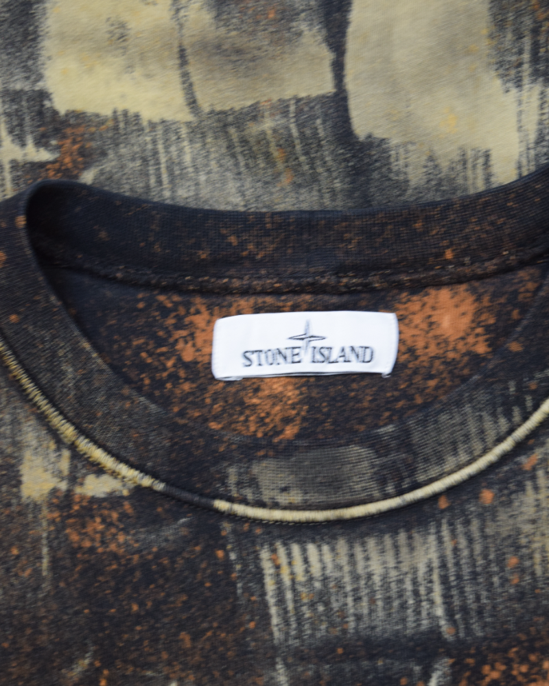 Stone Island X Snowbeast Crewneck black back view