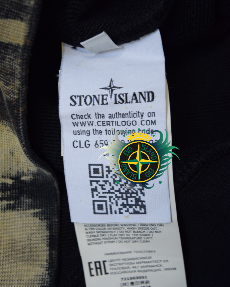 Stone Island X Snowbeast Crewneck black detail view