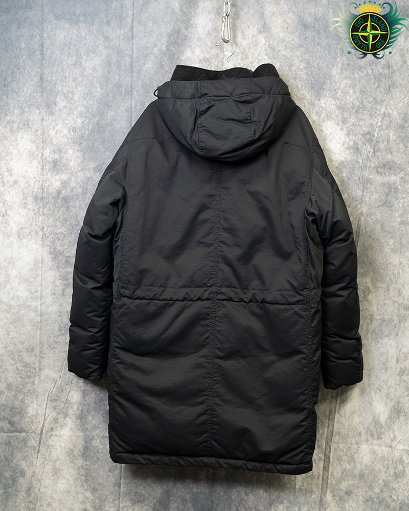 Stone Island Opaque Nylon Twill Down TC Jacket Black - L