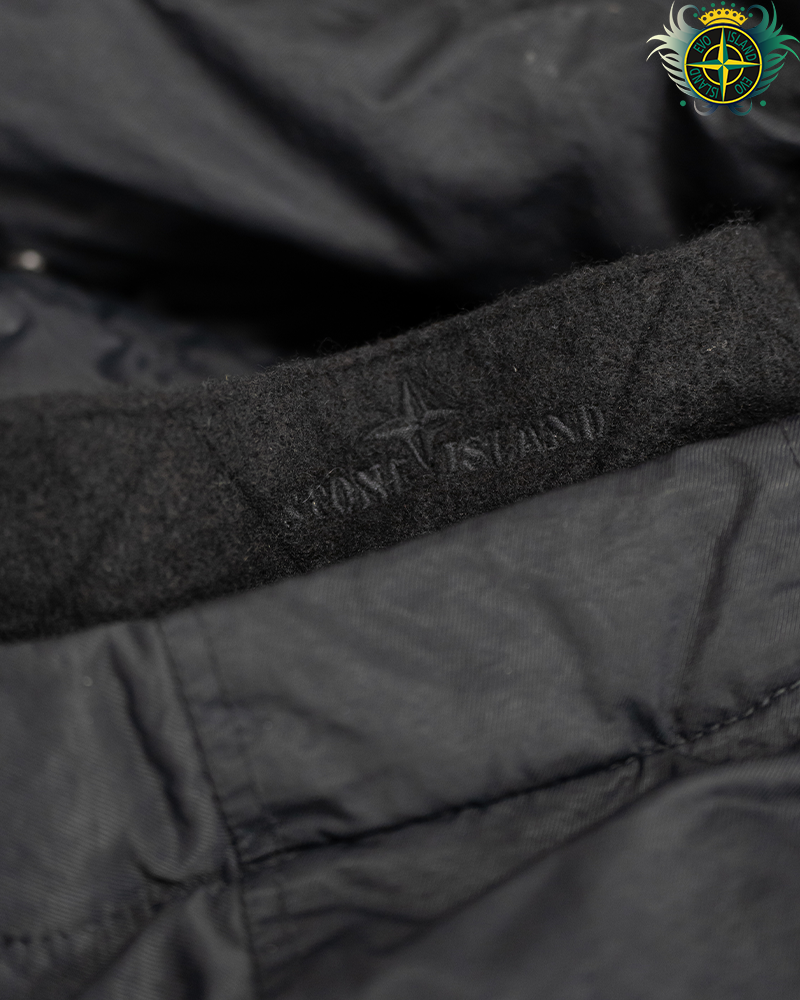 Stone Island Opaque Nylon Twill Down TC Jacket Black - L