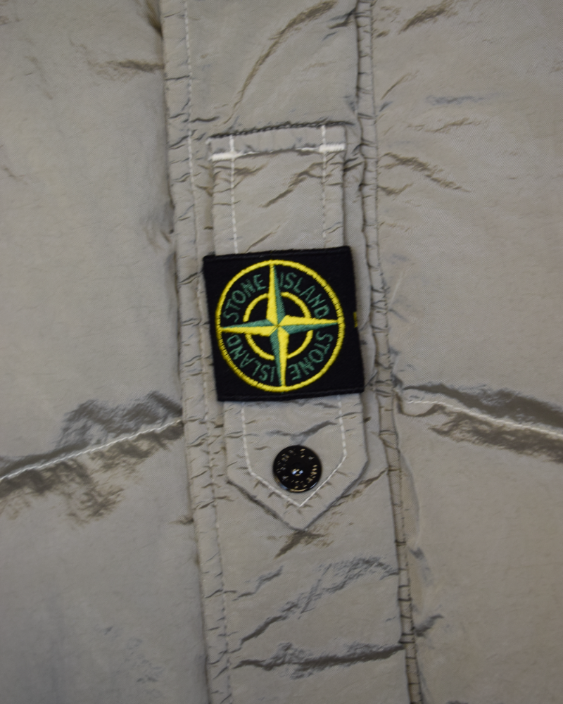Stone Island Nylon Metal In Econyl Regenerated Nylon With Down - TC Reversible Coat Cream detail view