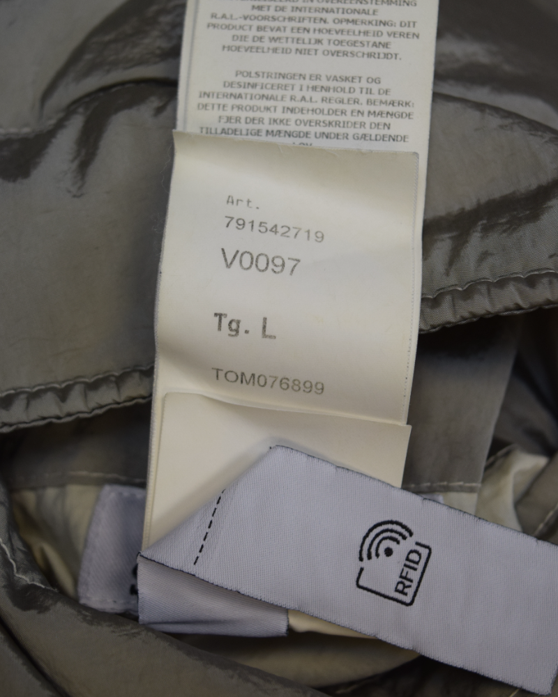 Stone Island Nylon Metal In Econyl Regenerated Nylon With Down - TC Reversible Coat Cream detail view