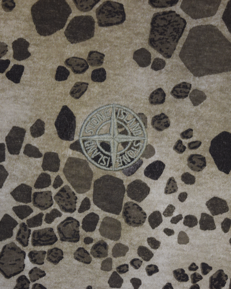 Stone Island Aligator Camo T-Shirt Camo detail view