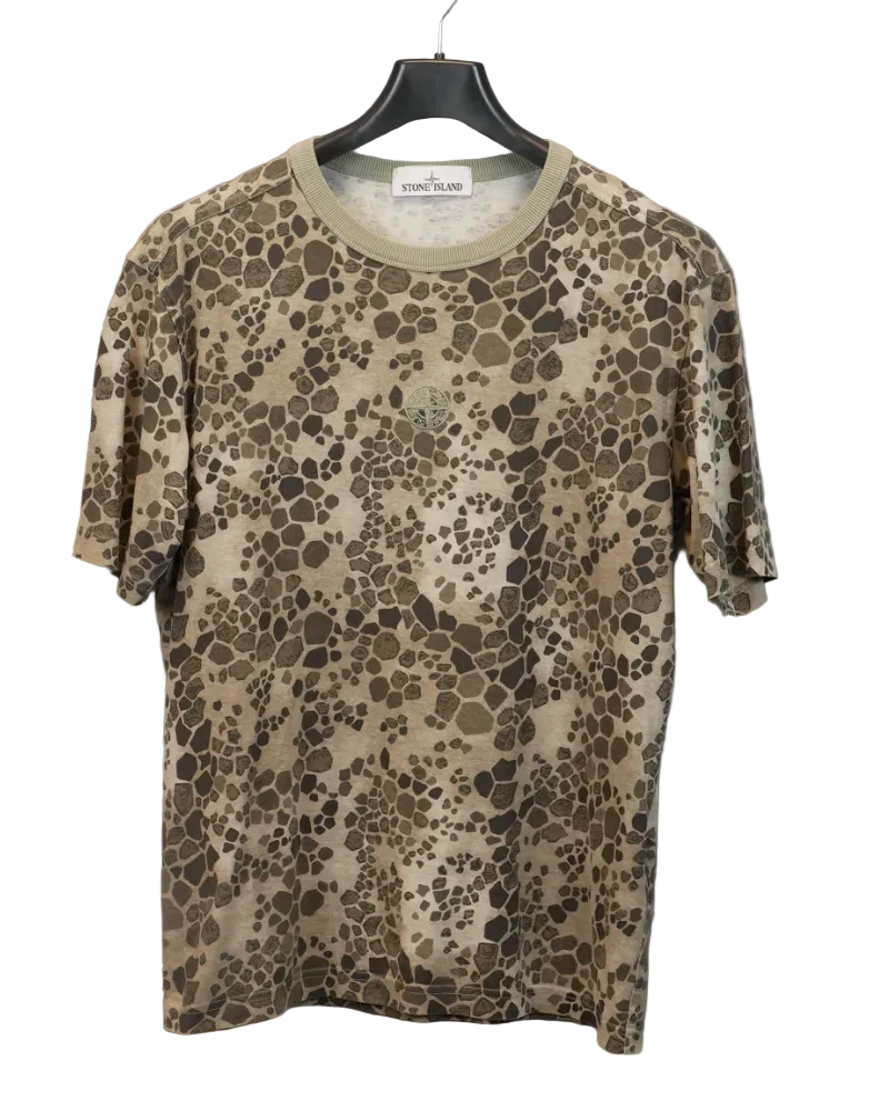 Stone Island Aligator Camo T-Shirt Camo front view