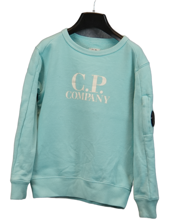 C.P. Company Kids Crewneck Blue front view