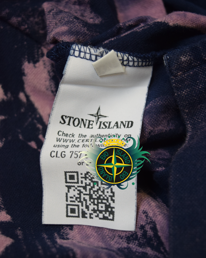 Stone island X Snowbeast Patch Project polo shirt detail view
