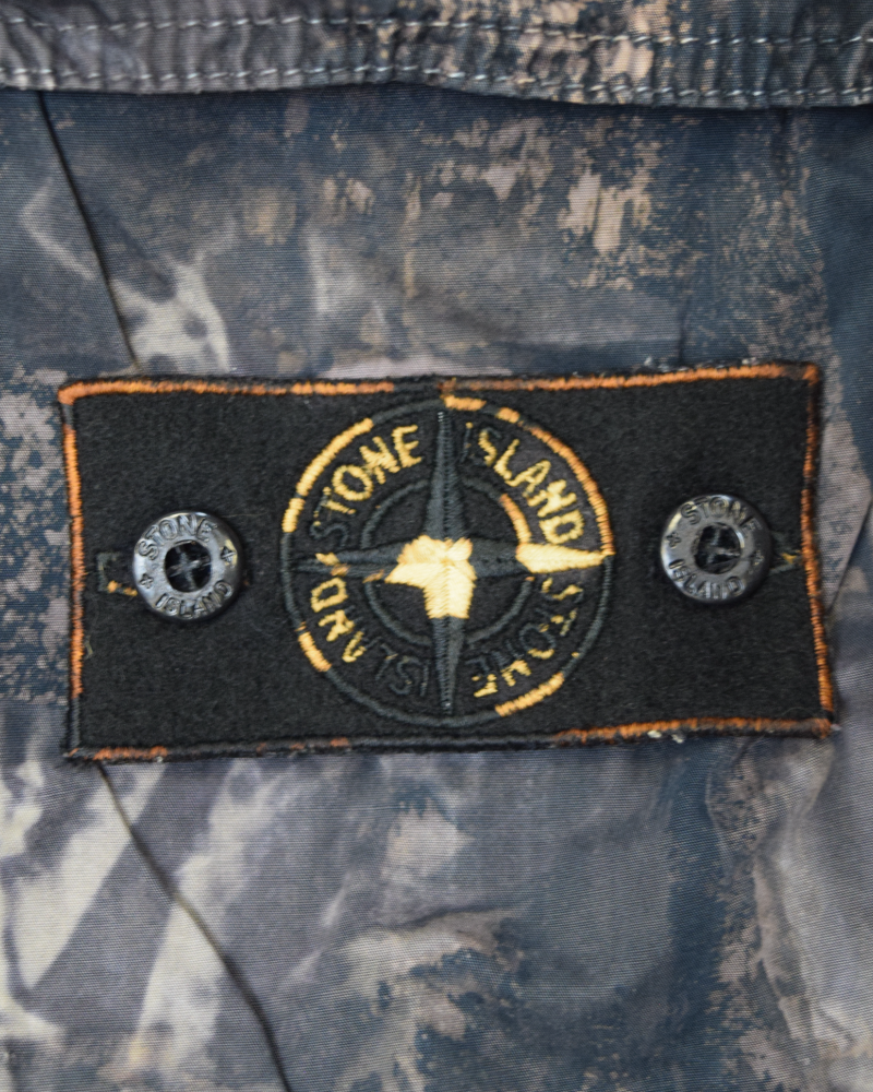 Stone Island X Snowbeast Cargo Shorts blue detail view