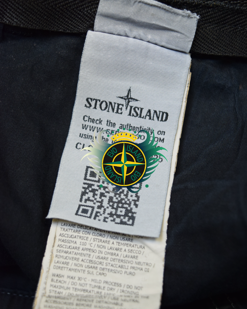 Stone Island X Snowbeast Cargo Shorts blue detail view