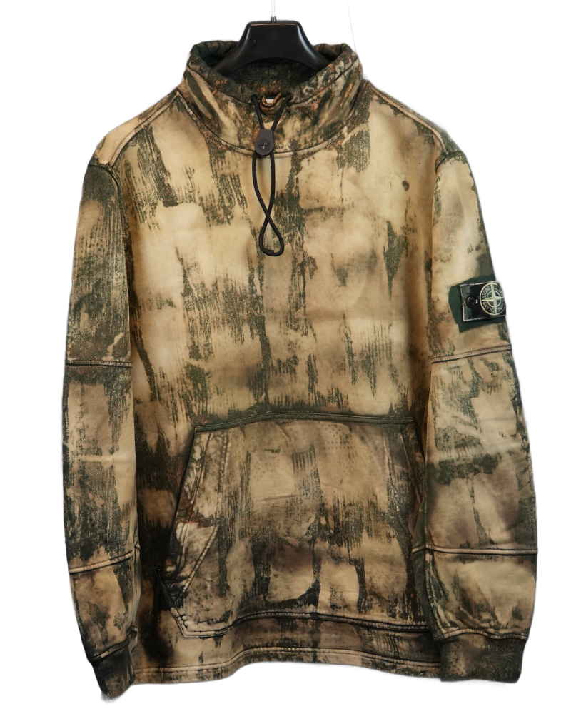 Stone island X Snowbeast mock neck sweater front view