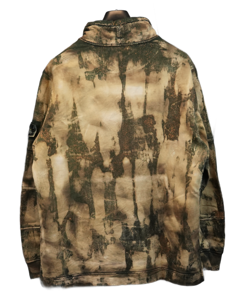 Stone island X Snowbeast mock neck sweater back view