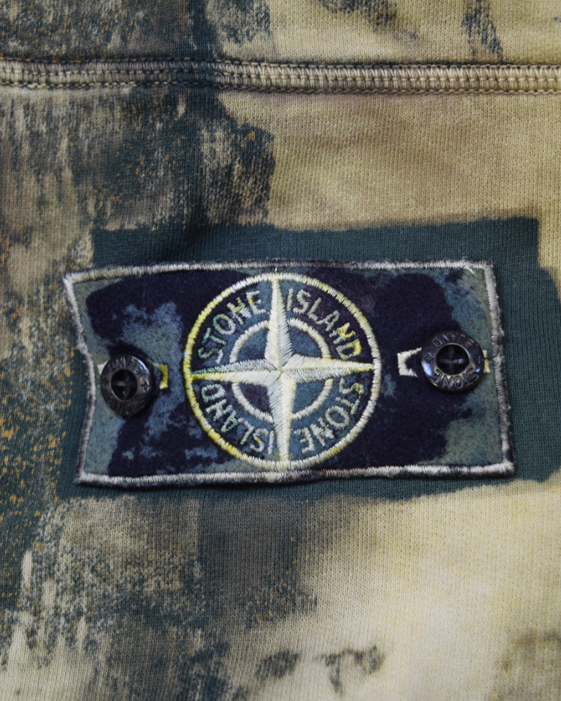 Stone island X Snowbeast mock neck sweater detail view