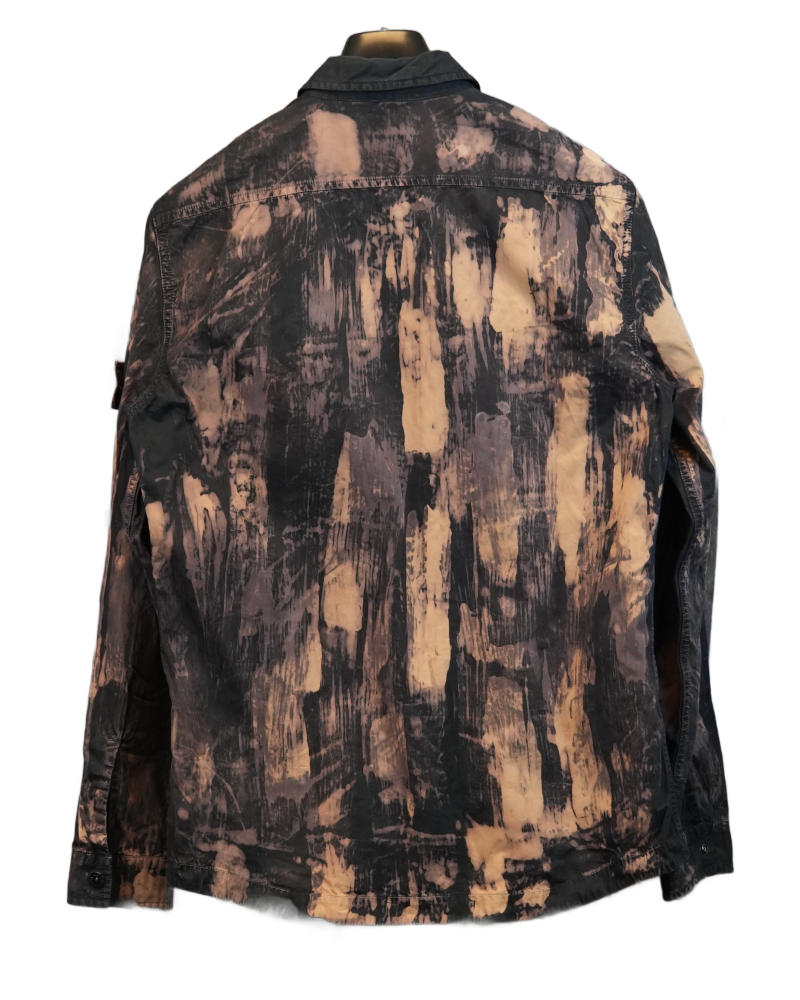 Stone Island X Snowbeast Cotton overshirt back view