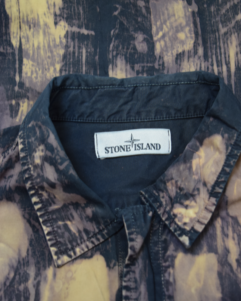 Stone Island X Snowbeast Cotton overshirt detail view