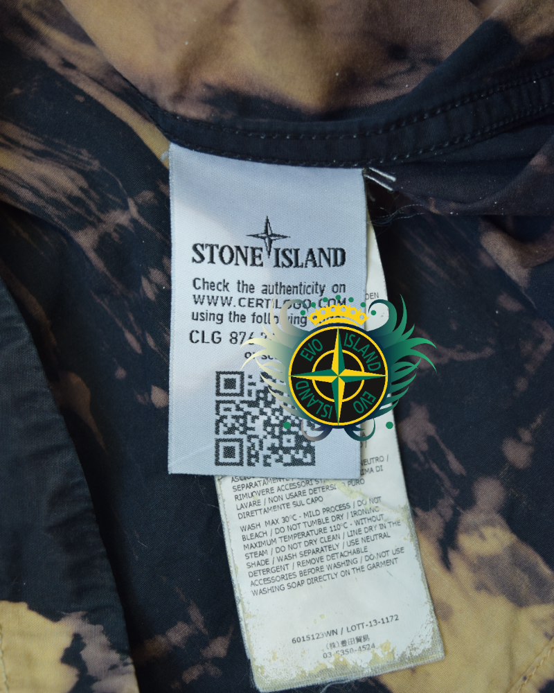 Stone Island X Snowbeast Cotton overshirt detail view
