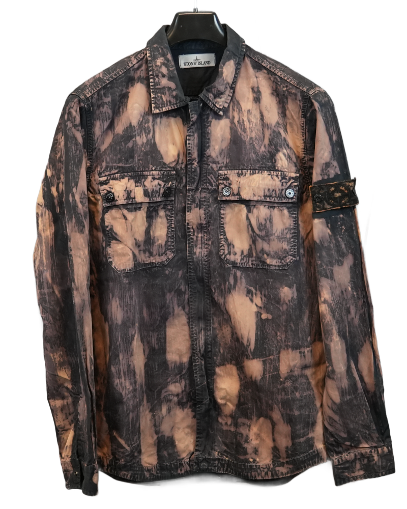 Stone Island X Snowbeast Cotton overshirt front view