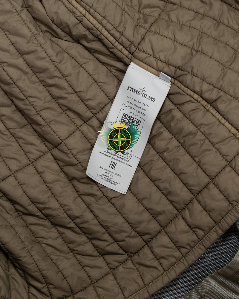 Stone Island Glass Cover-TC Coat Khaki - M