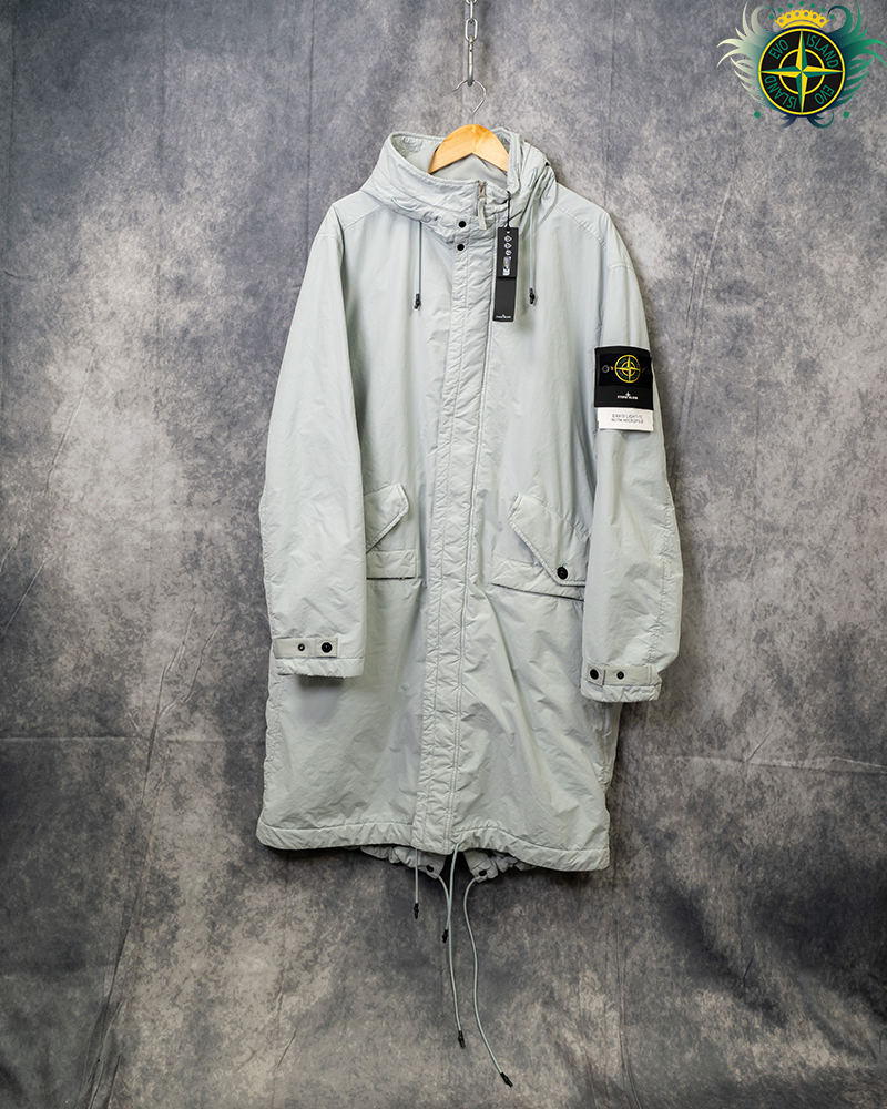 Stone Island David Light-TC With Micropile Jacket Pearl Grey - 3XL