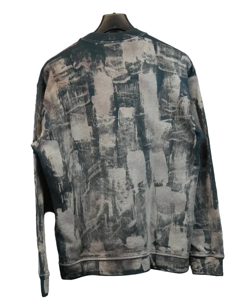Stone island X Snowbeast Embroidered crewneck back view