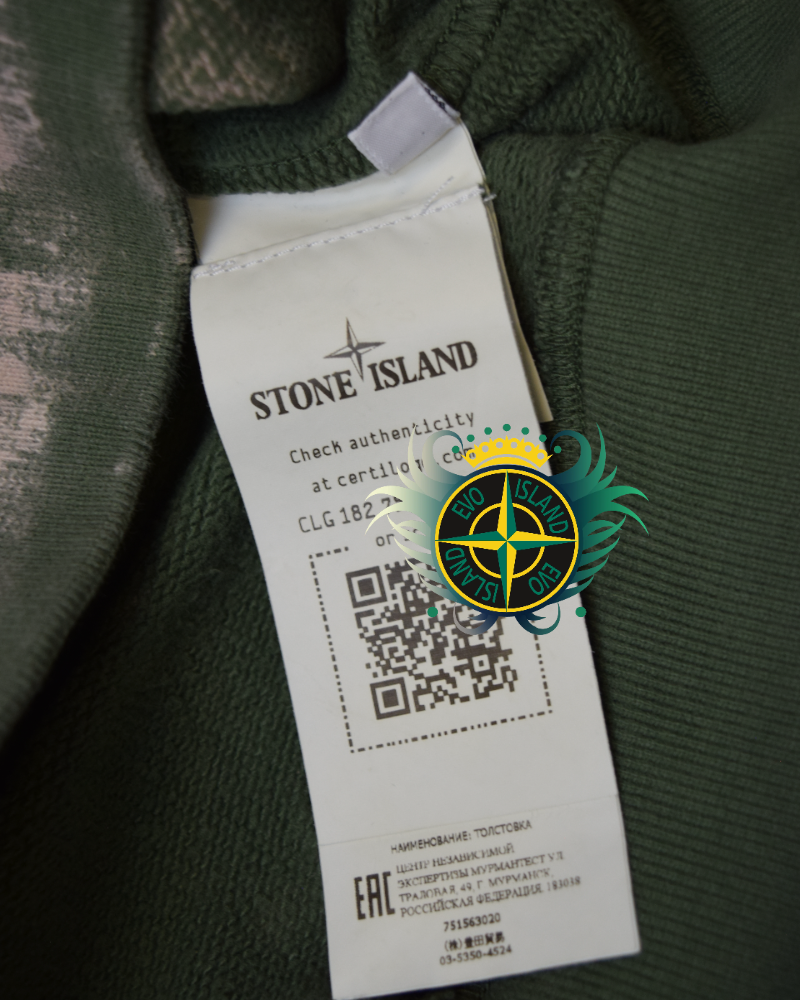 stone island X Snowbeast Crewneck detail view