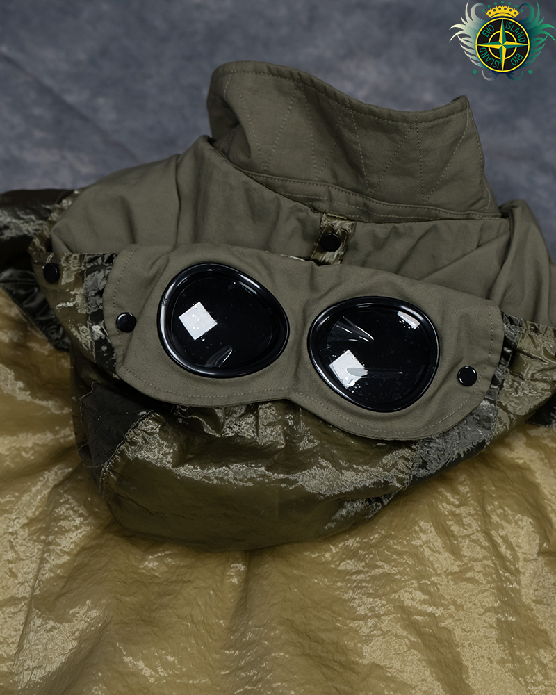 C.P Company Kan-D Sherpa Lined Goggle Jacket Green - 52/XL