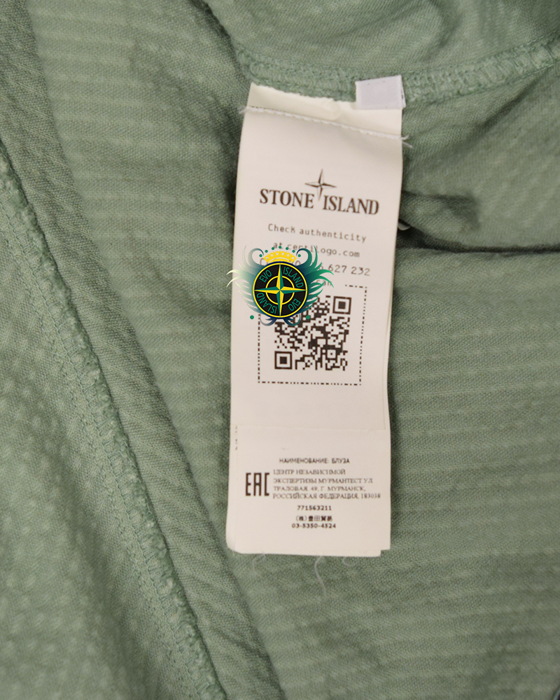 Stone Island Cord Crewneck Green
