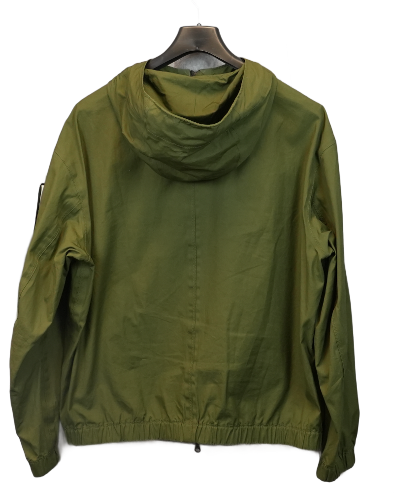 Stone Island Supima Cotton Canvas jacket Military Green back view