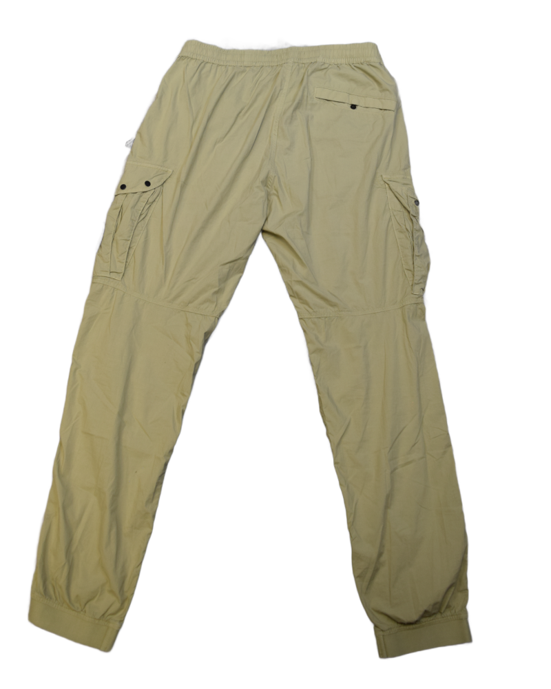 Stone Island Cuffed Cargos Ivory back view