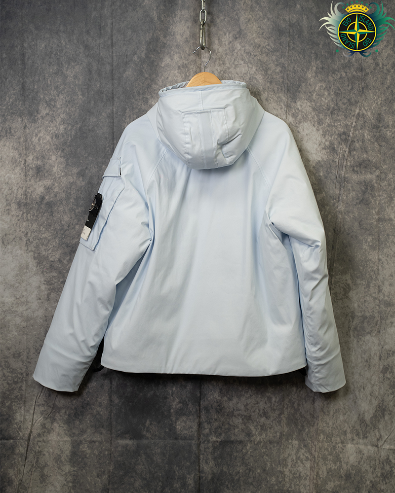 Stone Island Special Process Thermosensitive Ice Jacket Light Blue - M