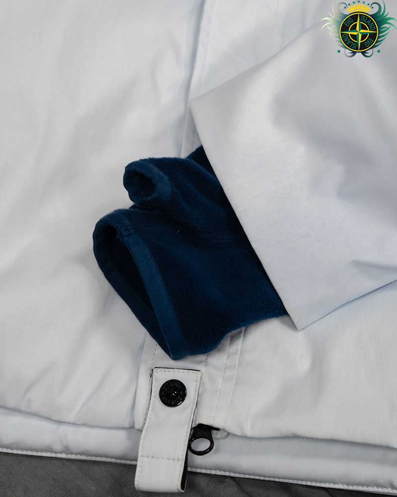 Stone Island Special Process Thermosensitive Ice Jacket Light Blue - M