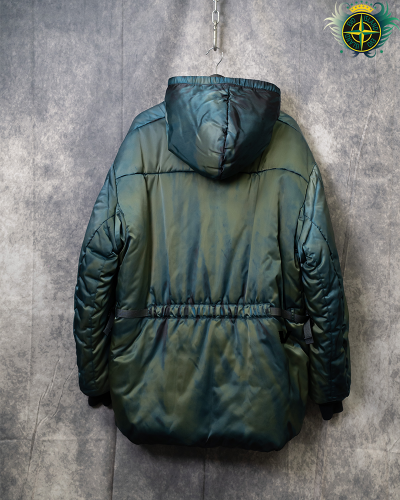 Stone Island X Porter Nylon Twill Jacket Blue - XL