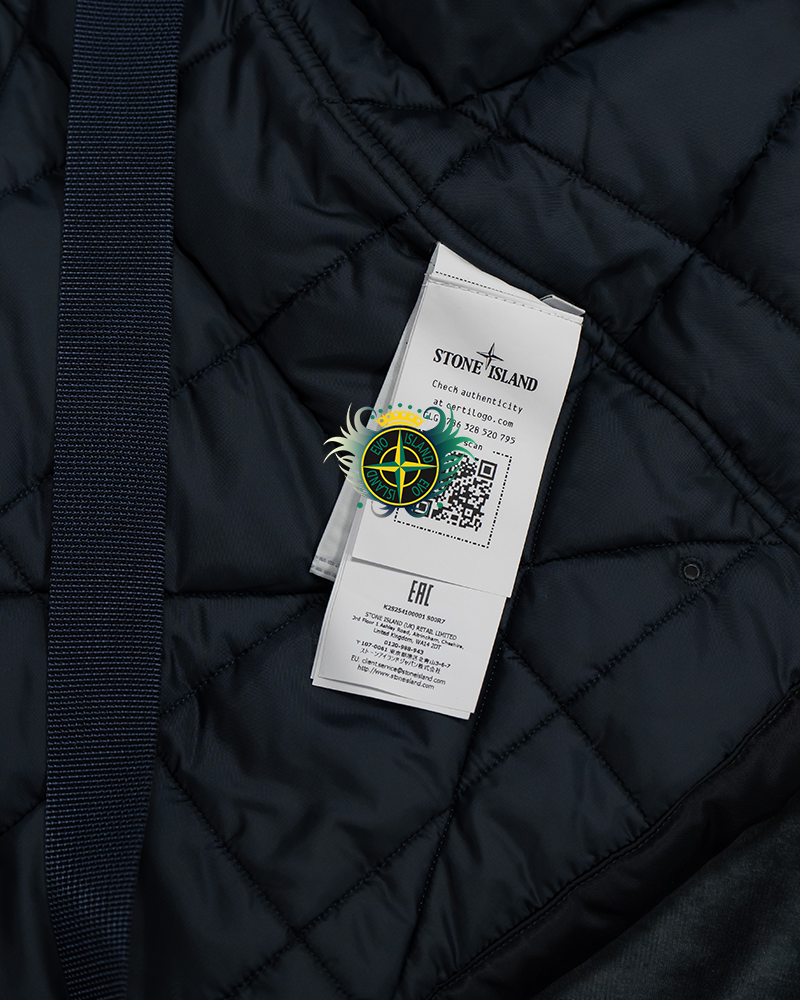 Stone Island X Porter Nylon Twill Jacket Blue - XL