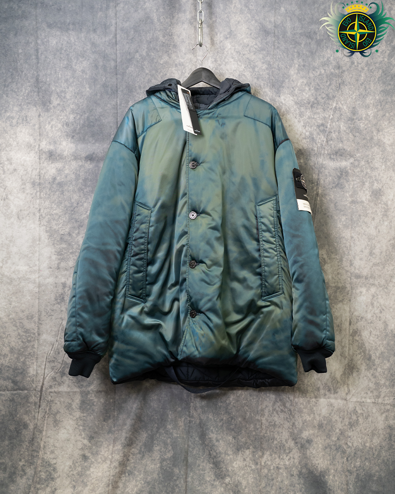 Stone Island X Porter Nylon Twill Jacket Blue - XL
