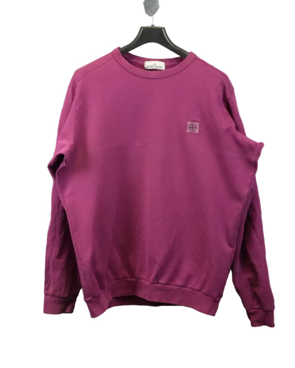 Stone Island Patch Project Crewneck Sweater Purple