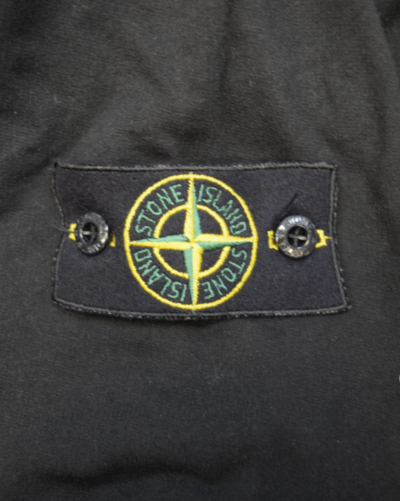 Stone Island Crewneck Sweater Multi Pocket Black detail view