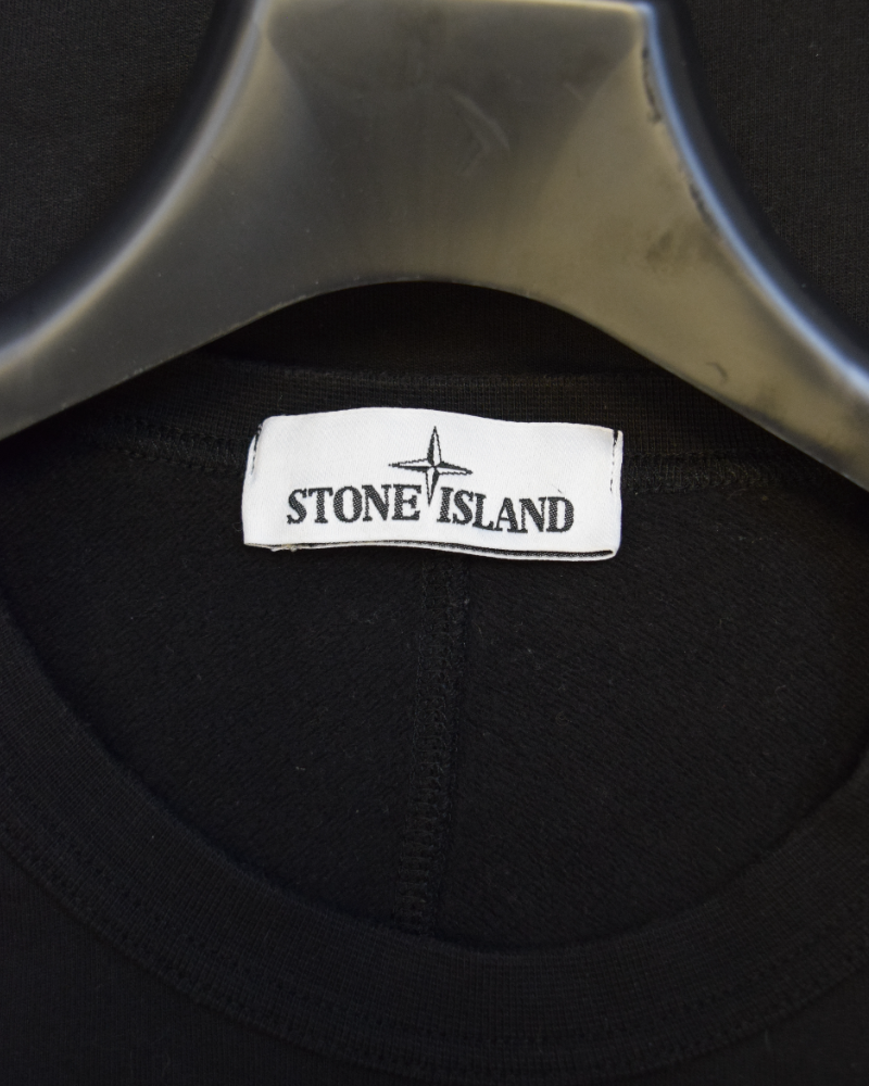 Stone Island Crewneck Sweater Multi Pocket Black detail view