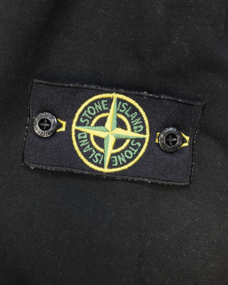 Stone Island Crewneck Sweater Black detail view