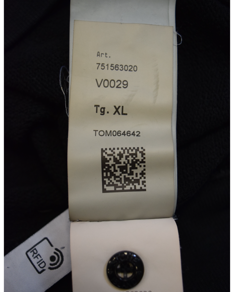 Stone Island Crewneck Sweater Black detail view