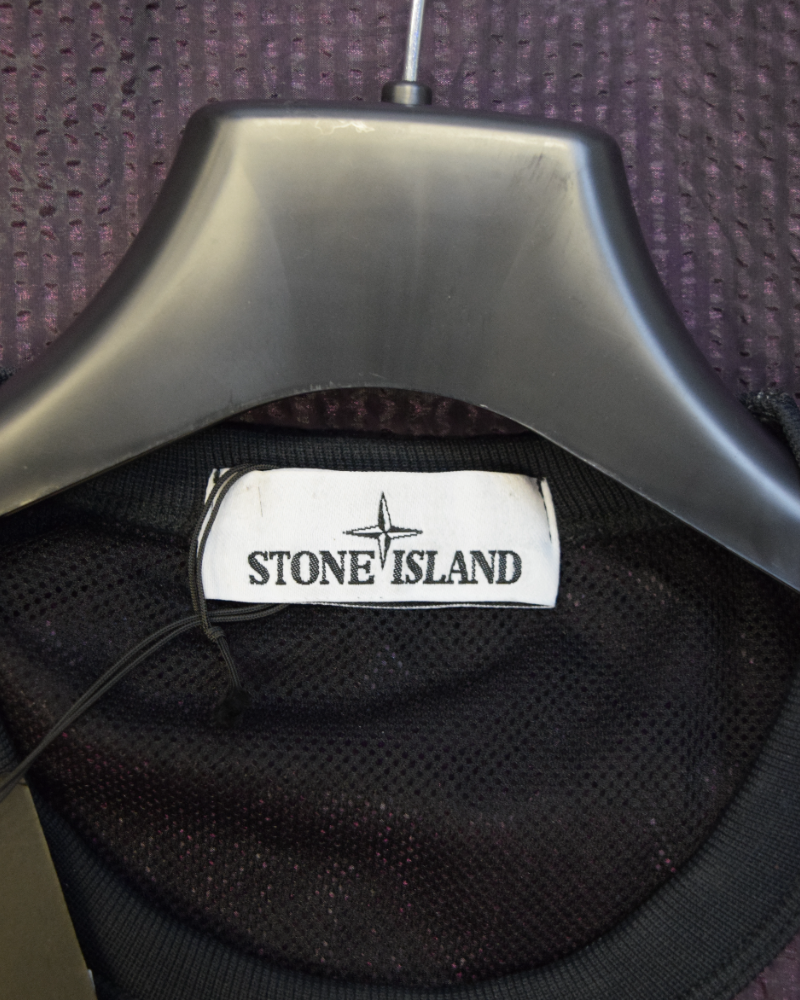 Stone Island Poly Colour Frame Nylon Metal Sweater Purple detail view