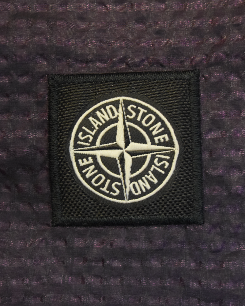 Stone Island Poly Colour Frame Nylon Metal Sweater Purple detail view