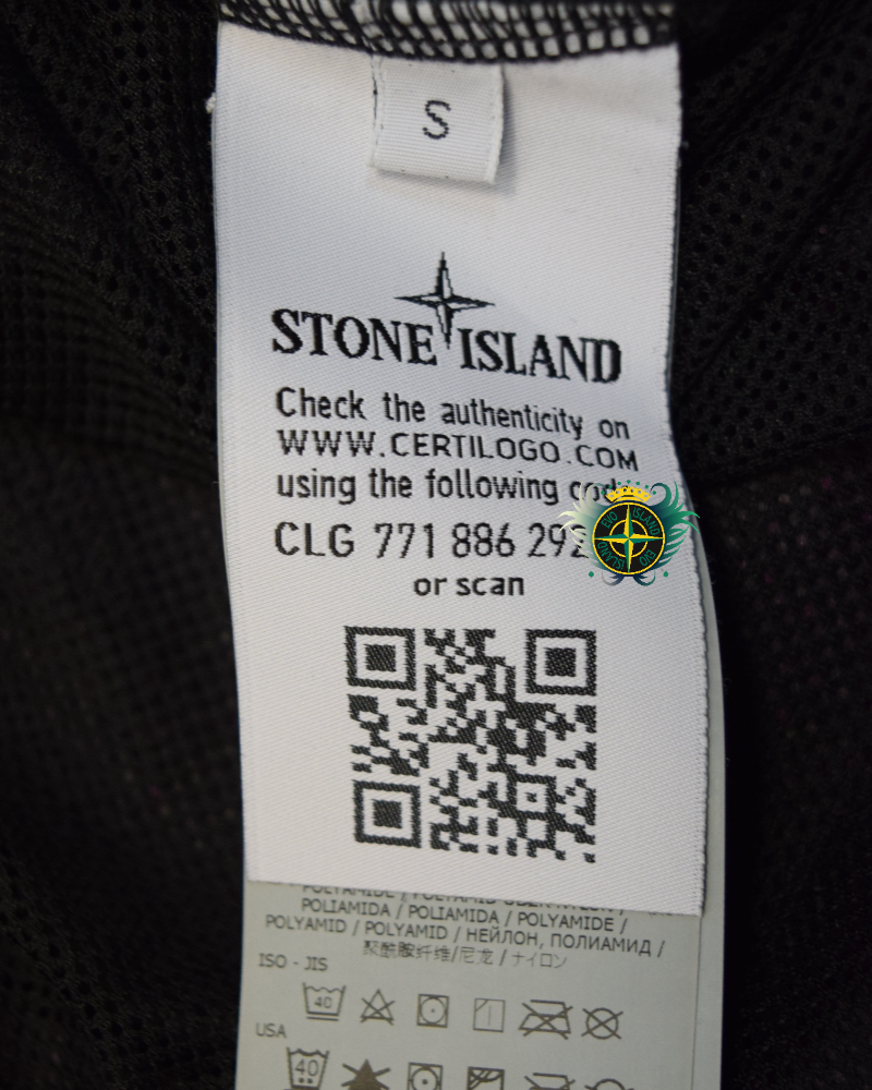Stone Island Poly Colour Frame Nylon Metal Sweater Purple detail view