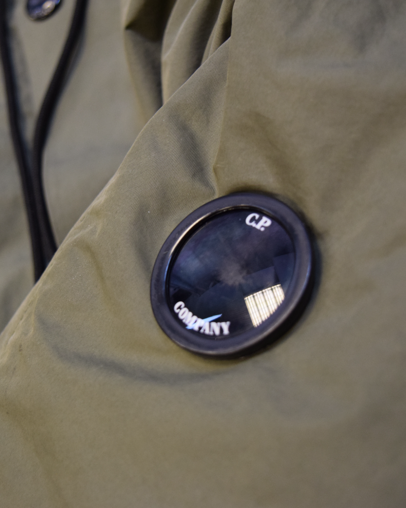 C.P Company Micro-m Down Jacket Green detail view