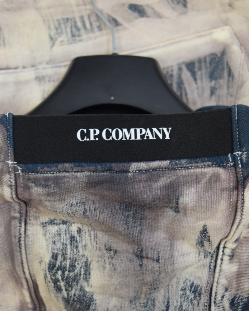 C.P Company Snow Beast corrosion Lens Hoodie Corrosion detail view