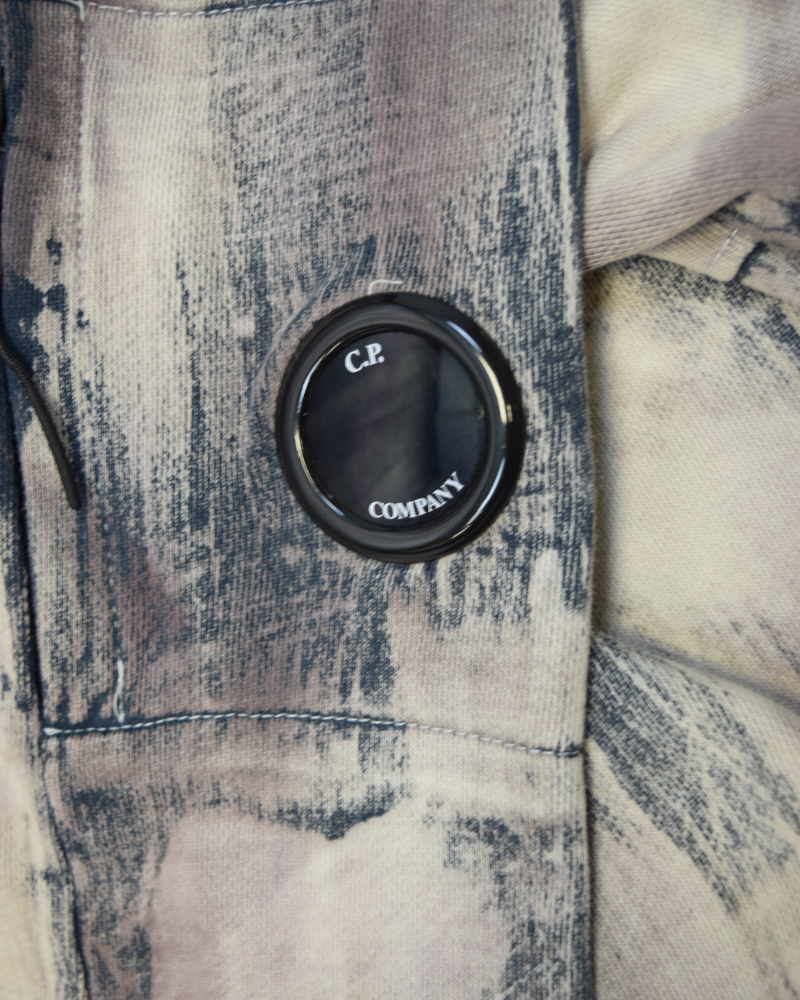 C.P Company Snow Beast corrosion Lens Hoodie Corrosion detail view