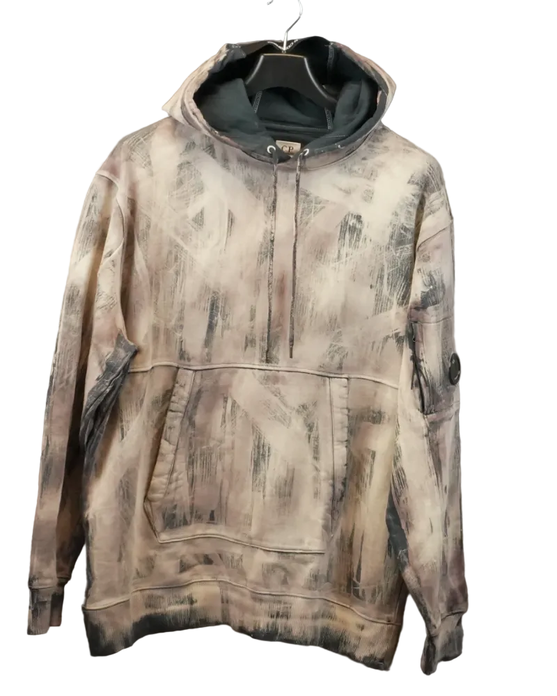 C.P Company Snow Beast corrosion Lens Hoodie Corrosion front view